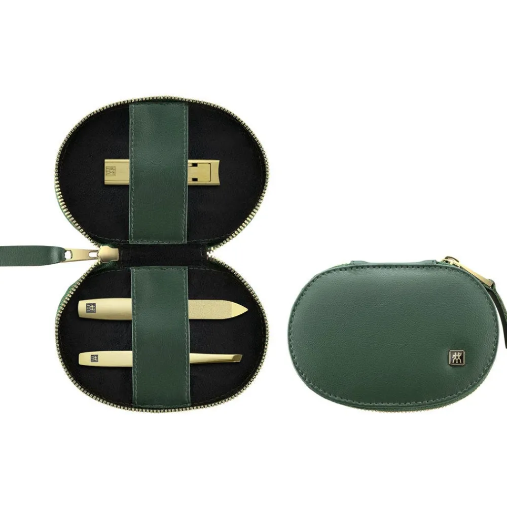 Zwilling Maniküre Pediküre Set 3tlg. mit Kompakt-Nagelknipser grün-ZWILLING Beauty Best