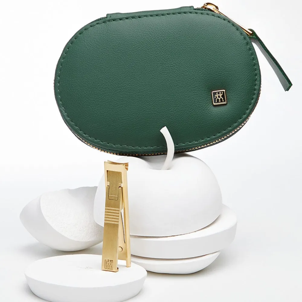 Zwilling Maniküre Pediküre Set 3tlg. mit Kompakt-Nagelknipser grün-ZWILLING Beauty Best