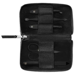 ZWILLING Beauty Hand & Fuß|Zwilling Maniküre Pediküre Set 5 tlg. mit Nagelschere schwarz