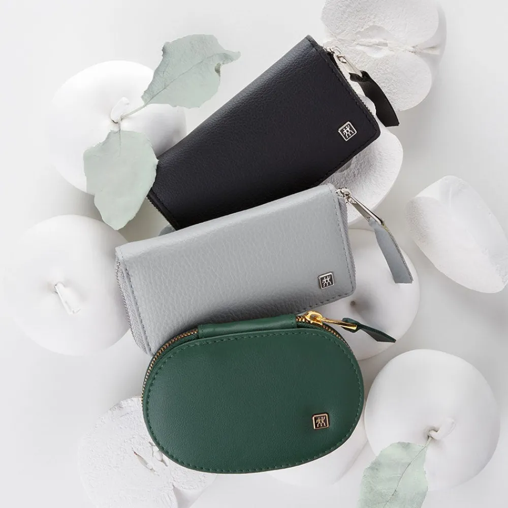 ZWILLING Beauty Hand & Fuß^Zwilling Maniküre Pediküre Set 3tlg. mit Kombi-Nagelschere grau