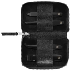 Zwilling Maniküre Pediküre Set 4 tlg. mit Nagelknipser schwarz-ZWILLING Beauty Discount