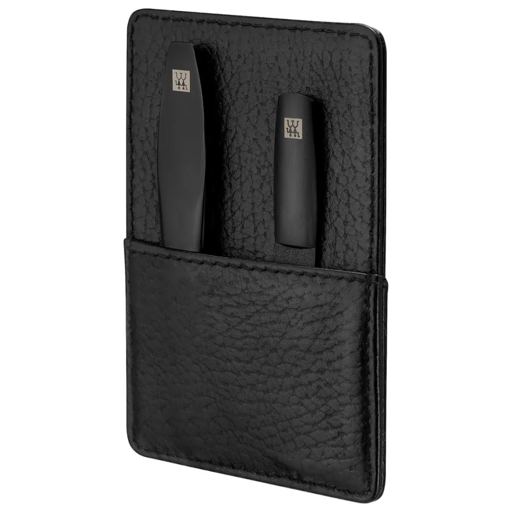 ZWILLING Beauty Hand & Fuß^Zwilling Nagelpflege-Set 3-tlg. Maniküre Pediküre Set 3tlg. mit Nagelschere schwarz