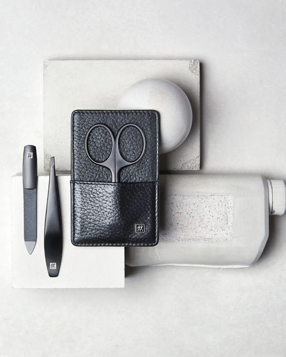 ZWILLING Beauty Hand & Fuß^Zwilling Nagelpflege-Set 3-tlg. Maniküre Pediküre Set 3tlg. mit Nagelschere schwarz